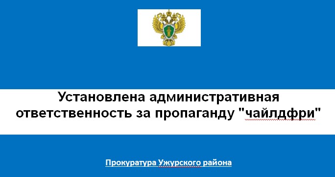 Установлена административная ответственность за пропаганду &quot;чайлдфри&quot;.